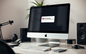 how do i fix a bad gateway on an imac