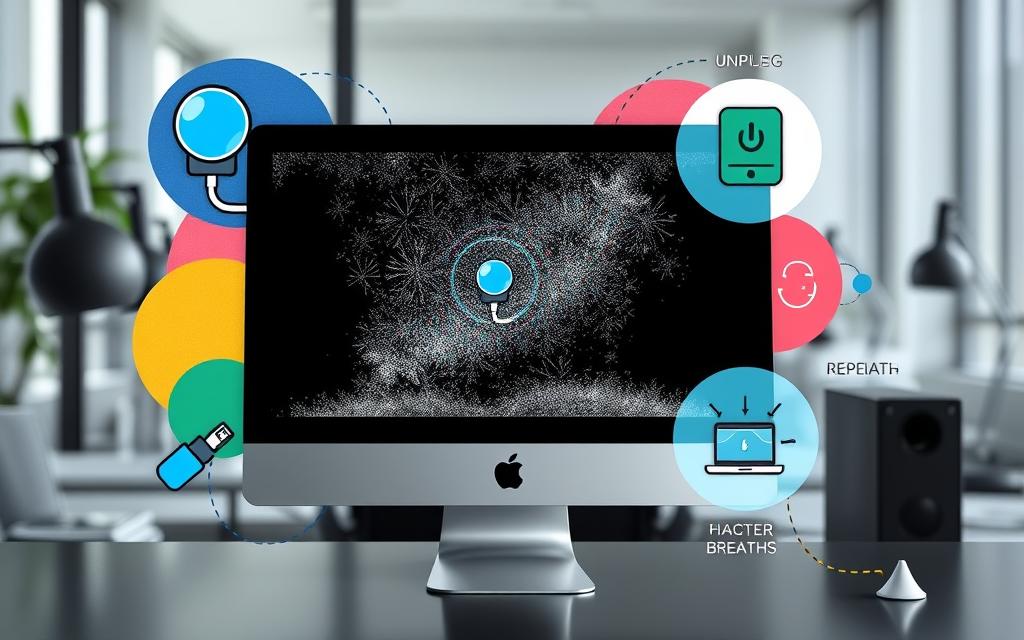 how to fix frozen screen on imac