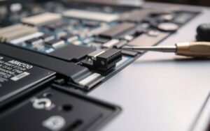 how to fix laptop power button ribbon cable