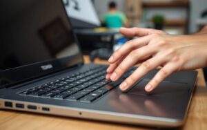 how to fix the touchpad on my toshiba laptop