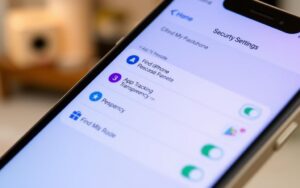 iPhone security settings