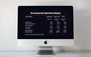 How much to fix broken iMac screen?