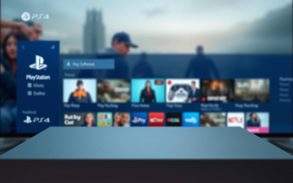 PS4 Software Interface