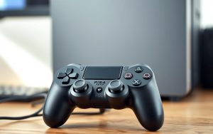 PS4 controller connected to PC